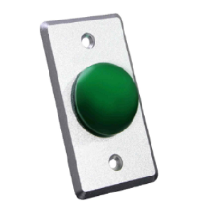 Request to Exit Button with Green Cap for Access Control